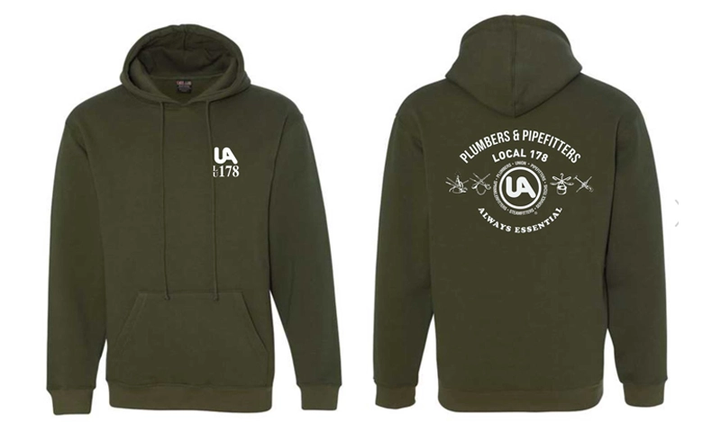 Union Printing 6 union printed hoodie