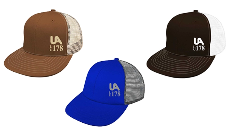 Union Printing 4 union printed hats
